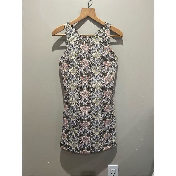 Zara TRF Floral Jacquard Dress - Picture 1 of 8